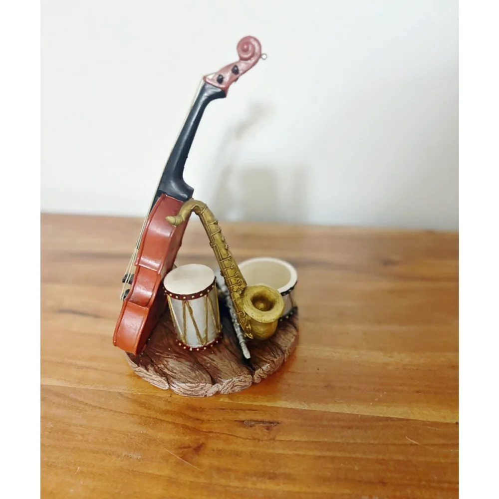 Violin Vintage Collectible Decorative Musical Table Top Display